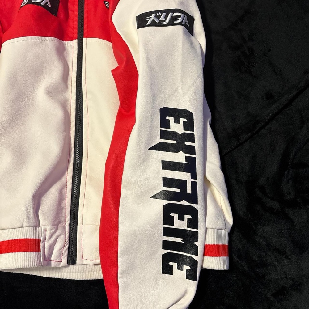Red and White Racing Jacket - Picture 4 of 5